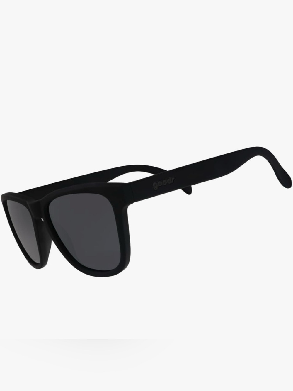 Goodr OG Black Polarized Sunglasses Men/Women Medium Fit UV400 NWT